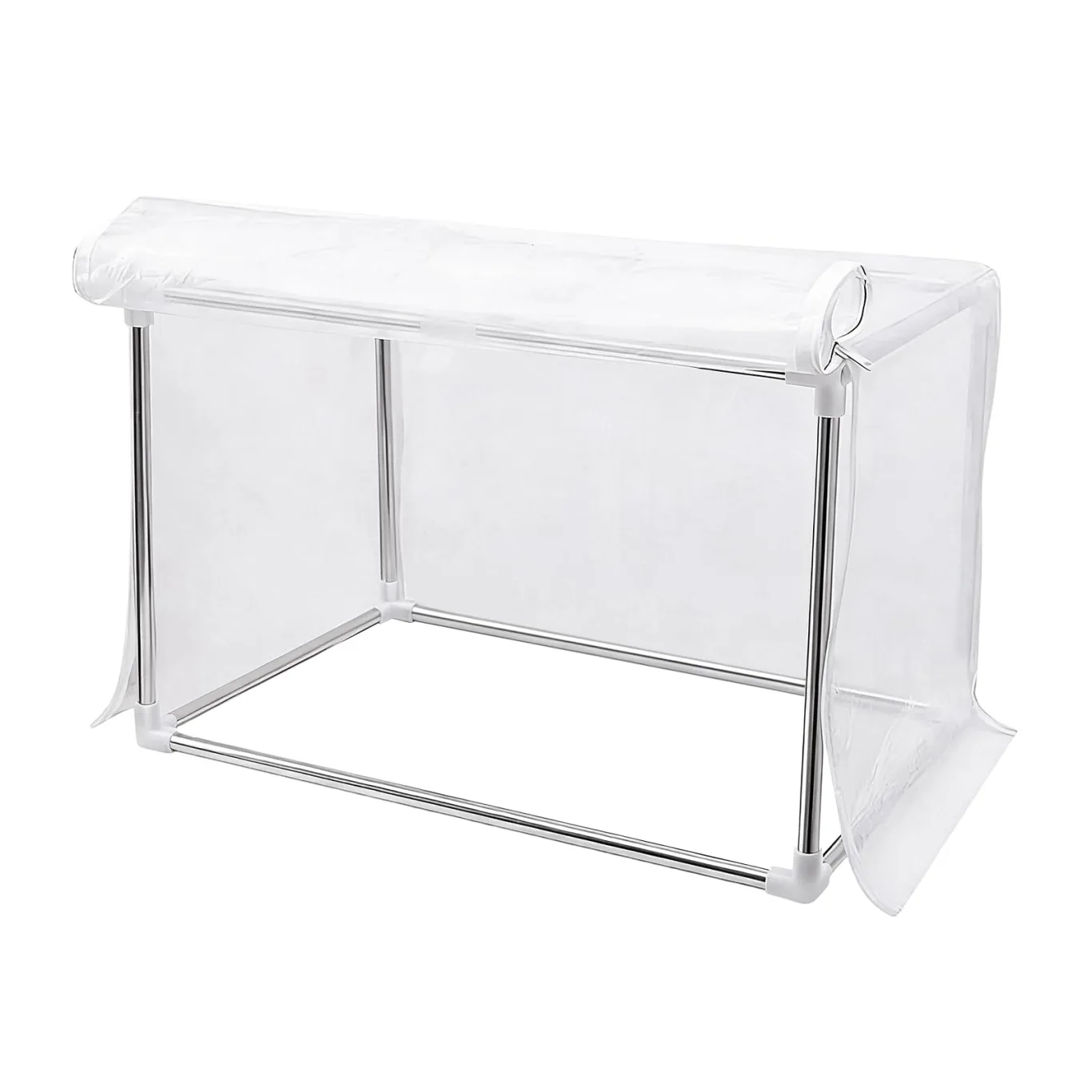 Mini-Gewächshaus für den Innenbereich, 60 x 30 x 30 cm, transparente Pflanzenabdeckung, stabile Tischplatte, schützender Indoor-Pflanzenschutz, leichtes Gewächshaus, Zubehör für Tisch, Balkon - Bild 1