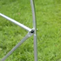 Outsunny Gewächshaus, Gartentunnel, 8 m², mit Polyethylen-Plane, hohe Dichte, 140 g/m², Gartengewächshaus, Tunnel 400 x 200 x 200 cm, 2 Türen, 6 Fenster, für Gemüse, Obst, Blumen, alle Jahreszeiten - Thumbnail 8