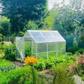 Gewächshaus Smart aus Stahl 200x300x220cm | UV-beständige 6 mm Hohlkammerplatten | Winterfestes Tomatenhaus & Treibhaus für Garten - Thumbnail 8