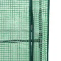 Hochbeet mit Gewächshaus Aufsatz 40x40x123 cm Rattan Optik Frühbeet für Tomaten Gemüse Kräuter Balkon Garten inklusive wasserdichter Abdeckung und Stabiler Eisenkonstruktion - Thumbnail 8