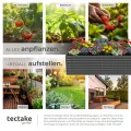 tectake® Hochbeet verzinkter Stahl, 200x100x62cm, abgerundete Kanten, 1200 L, mit Handschuhen, Gartenhochbeet, Pflanzbeet, Gemüsebeet, Kräuterbeet, Pflanzkasten, Gartenbeet, Blumenbeet, Metallhochbeet - Thumbnail 5