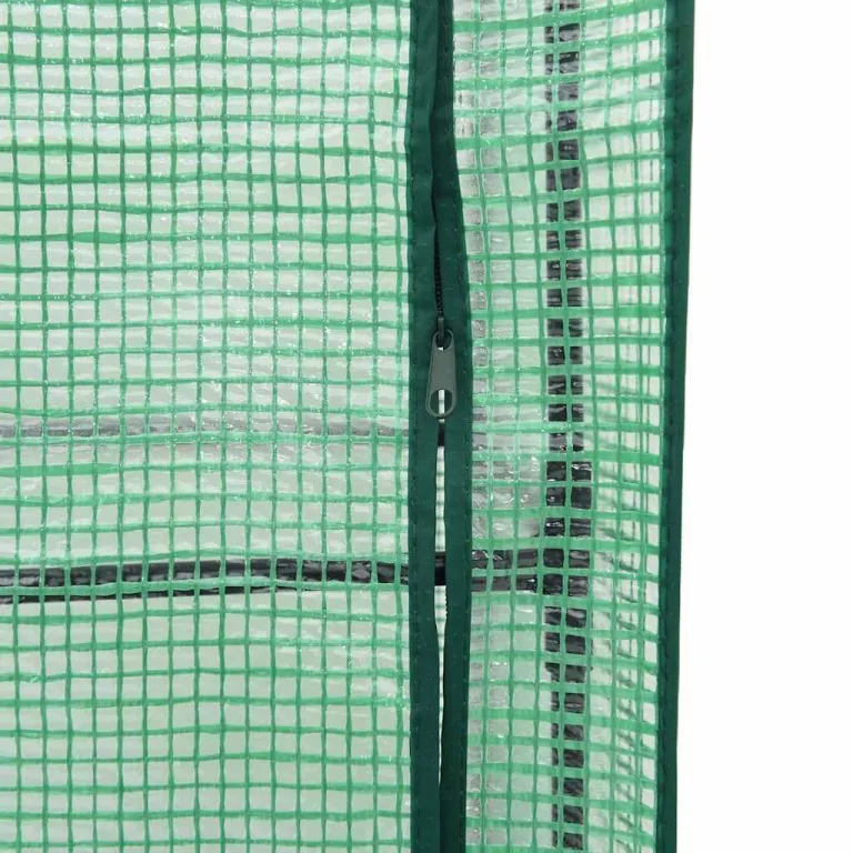 Hochbeet mit Gewächshaus und Abdeckung Rattanoptik 160x40x138 cm, Stabiles PP Beet mit Eisenrahmen für Garten Balkon, Wetterfeste PE Haube mit Belüftung für Gemüse Kräuter Blumen – Bild 8