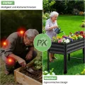 Hochbeet aus Metall, Verzinkter Stahl Rostfrei, 226x60x80 cm Hochbeet für Garten, Terrasse & Balkon, Pflanzkasten für Gemüse, Kräuter und Blumen, Langlebiges Pflanzbeet - Thumbnail 3