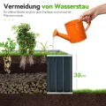 KING BIRD Hochbeet Metall 174x90x30cm,Pflanzkübel Blumenkasten mit 8 T Etiketten&Handschuhen,Pflanzkasten für Garten,DunkelGrau - Thumbnail 7