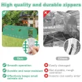 Gewächshaus 3x4 m begehbar, Foliengewächshaus mit 4 Fenstern & Tür, stabiles Stahlgestell, HDPE/LDPE Abdeckung, Tomatengewächshaus für Garten & Gemüseanbau - Thumbnail 4