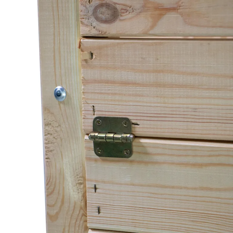 mgc24 Hochbeet Kiefernholz Natur, 80 x 40 x 78 cm mit Ablage & Verkleidung | Stehender Pflanzkasten aus Holz, Für Garten/Terrasse/Balkon, vielseitig nutzbar, robust & stabil, einfache Montage – Bild 4