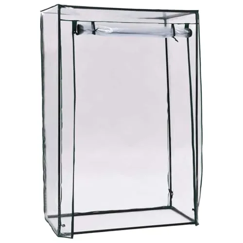 Tomaten-Gewächshaus mit Stahlrohrrahmen und PVC-Folie 102 x 52 x 150 cm für Balkon Terrasse Garten mit Rolltür und Belüftung ideal für Gemüseanbau, Pflanzenschutz und Kräuterüberwinterung – Bild 6