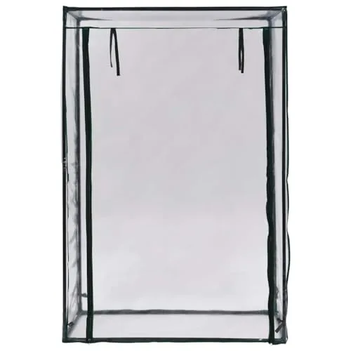 Tomaten-Gewächshaus mit Stahlrohrrahmen und PVC-Folie 102 x 52 x 150 cm für Balkon Terrasse Garten mit Rolltür und Belüftung ideal für Gemüseanbau, Pflanzenschutz und Kräuterüberwinterung – Bild 8