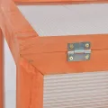 Gewächshaus Schrank Holz mit 2 Regalen 75x47x109 cm wetterfest frostschutz für Garten Balkon Terrasse zur Aufzucht von Kräutern Gemüse Blumen und Tomaten im Frühbeet Anbau - Thumbnail 8