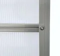 ESTEXO Aluminium Gewächshaus Treibhaus ohne oder inkl. Fundament Tomatenhaus Pflanzhaus mit Hohlkammerstegplatten (370x190x195 cm) - Thumbnail 8