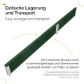 Garronda Hochbeete für Garten Palettenrahmen 120x80x20 cm Hochbeet Holz 1 Stück steckbar stapelbar faltbar für Pflanzen Blumen Kräuter Obst und Gemüse Grün GD-0075 - Thumbnail 4