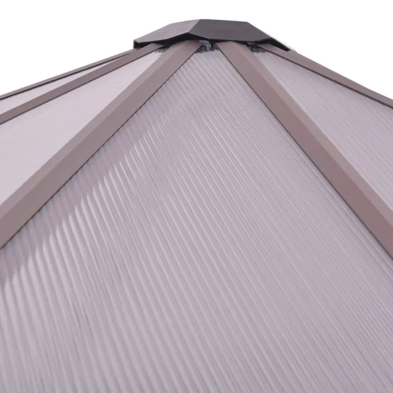 Gewächshaus Aluminium 240×211×232 cm mit Polycarbonatplatten, UV-beständig, wärmeisolierend, begehbar, wetterfest für Pflanzenhaus, Tomatenhaus, Anzuchthaus, Balkon und Outdoor Nutzung – Bild 3