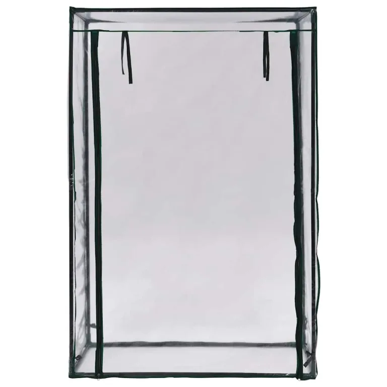 Tomaten-Gewächshaus 102 x 52 x 150 cm mit pulverbeschichtetem Stahlrohrrahmen und PVC-Folie, wetterfestes Pflanzenhaus für Garten, Balkon, Terrasse, Schutz für Gemüse, Tomaten, Aussaat – Bild 3