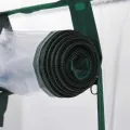 Tomaten-Gewächshaus 102 x 52 x 150 cm mit pulverbeschichtetem Stahlrohrrahmen und PVC-Folie, wetterfestes Pflanzenhaus für Garten, Balkon, Terrasse, Schutz für Gemüse, Tomaten, Aussaat - Thumbnail 4