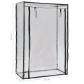 Tomaten-Gewächshaus 102 x 52 x 150 cm mit pulverbeschichtetem Stahlrohrrahmen und PVC-Folie, wetterfestes Pflanzenhaus für Garten, Balkon, Terrasse, Schutz für Gemüse, Tomaten, Aussaat - Thumbnail 5