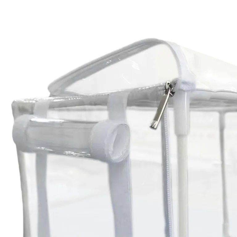 Homyl Still Air Box Pilzzuchtbehälter Mini Gewächshaus Pflanzcontainer PVC Isoliert Wetterfest für Balkon Terrasse Gartenpflanzen Gemüse Blumen, Klar – Bild 2