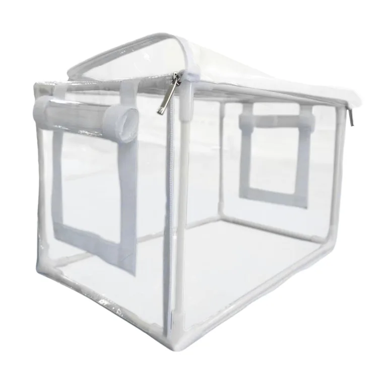 Homyl Still Air Box Pilzzuchtbehälter Mini Gewächshaus Pflanzcontainer PVC Isoliert Wetterfest für Balkon Terrasse Gartenpflanzen Gemüse Blumen, Klar – Bild 6