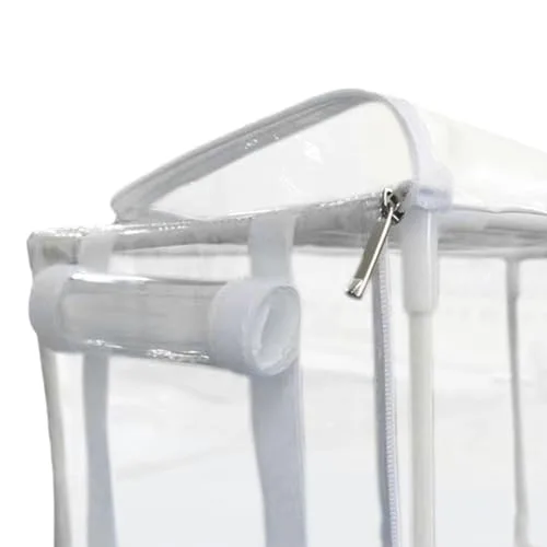Homyl Still Air Box Pilzzuchtbehälter Mini Gewächshaus Pflanzcontainer PVC Isoliert Wetterfest für Balkon Terrasse Gartenpflanzen Gemüse Blumen, Klar – Bild 9