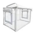 Homyl Still Air Box Pilzzuchtbehälter Mini Gewächshaus Pflanzcontainer PVC Isoliert Wetterfest für Balkon Terrasse Gartenpflanzen Gemüse Blumen, Klar - Thumbnail 6