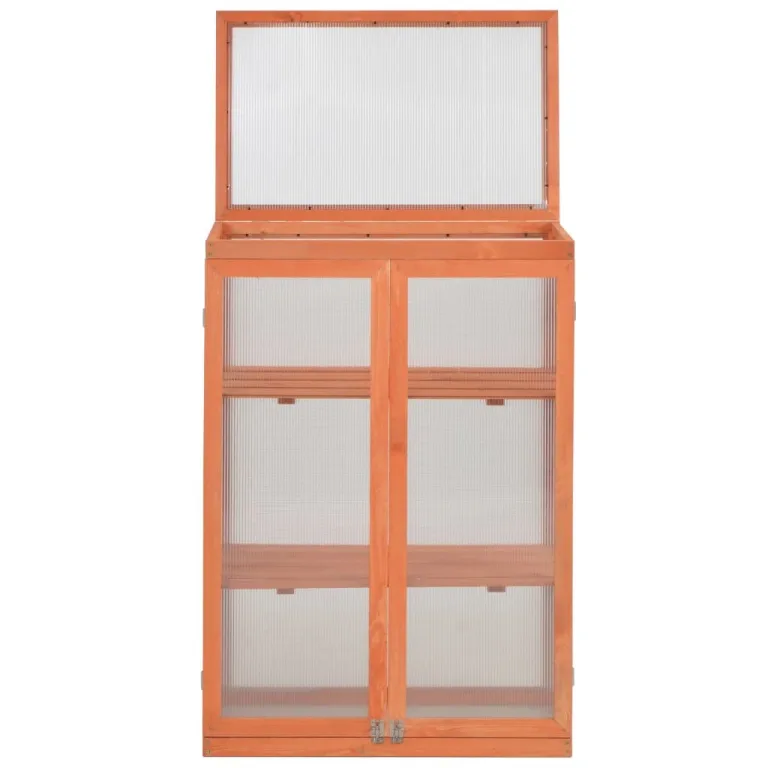 Solivagant Gewächshaus-Schrank Holz 75x47x109 cm, Gartenpflege,Gewächshäuser, 10.02 kg-170646 – Bild 3