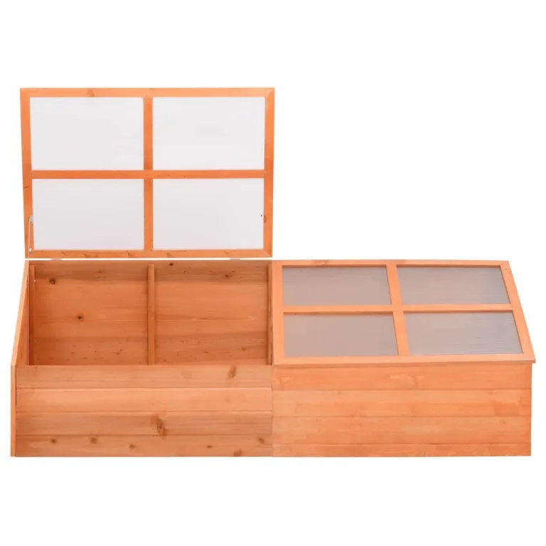 Solivagant Frühbeet Holz 180x57x62 cm, Gartenpflege,Gewächshäuser, 13.14 kg-170648 – Bild 1