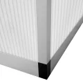 Gewächshaus Aluminium 481x250x195 cm, 12 m² Grundfläche, doppelwandige Polycarbonat-Platten, UV-beständig, Thermisch isoliert, stabiles Aluminium-Gewächshaus mit Dachöffnungen - Thumbnail 8