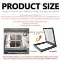 Aluminium Dachfluchtfenster für den Außenbereich, Belüftung Dachfenster mit Beleuchtung, ideal für Kellerabgase, Gartenzimmer Dachfenster, langlebiges & wetterfestes Design - Thumbnail 9