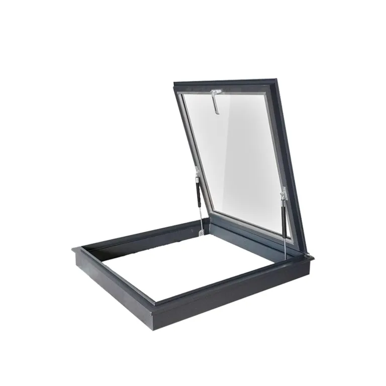 Dachfenster aus Aluminiumlegierung, für den Außenbereich, Lüftungsfenster mit Beleuchtung, wasserdichtes Kellerabluftfenster für Wintergärten und Gartendächer – Bild 1