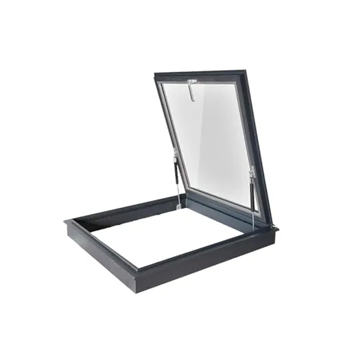 Dachfluchtfenster aus Aluminiumlegierung für den Außenbereich, Lüftungsdachfenster für Keller mit Beleuchtung, wasserdichtes Gartendachfenster für optimale Luftzirkulation. – Bild 8