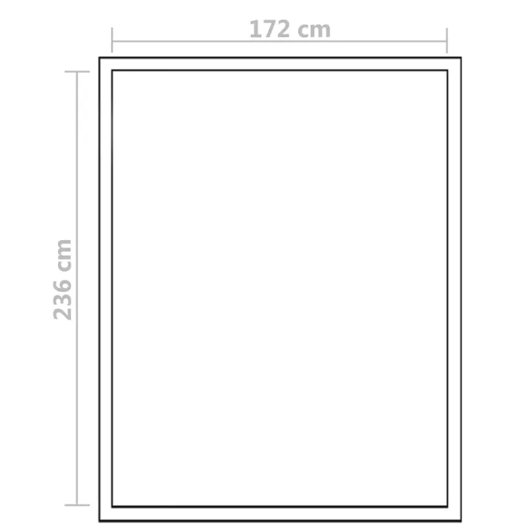 Gewächshaus aus Aluminium mit Fundament 4,6 m², UV-beständige Polycarbonat-Platten, robuste Konstruktion, Belüftungssystem, ideal für Gemüse, Kräuter, Pflanzen im Garten und Terrasse – Bild 9
