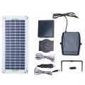 Tragbarer Solarlüfter-Heizgerät 30W 12V mit Kristall-Silizium-Panel für Fahrzeuge und Outdoor, kompakte Warmluftgebläse für Camping und Auto, einfache Bedienung - Thumbnail 9