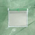 Gewächshaus mit Stahlrahmen Grün 8 m² 4x2x2 m Folienzelt Pflanzenhaus mit Fenster und Belüftung für Gemüseanbau Tomatenhaus Frühbeet Frostschutz Outdoor Garten Terrasse - Thumbnail 7