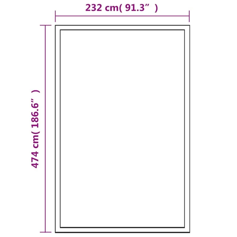 Gewächshaus Aluminium 481x250x195 cm, 12 m² Pflanzenhaus mit Polycarbonat-Platten, UV-beständig, Belüftung Fenster, wetterfest für Gemüseanbau, Tomatenhaus, Frühbeet, Outdoor Garten – Bild 8