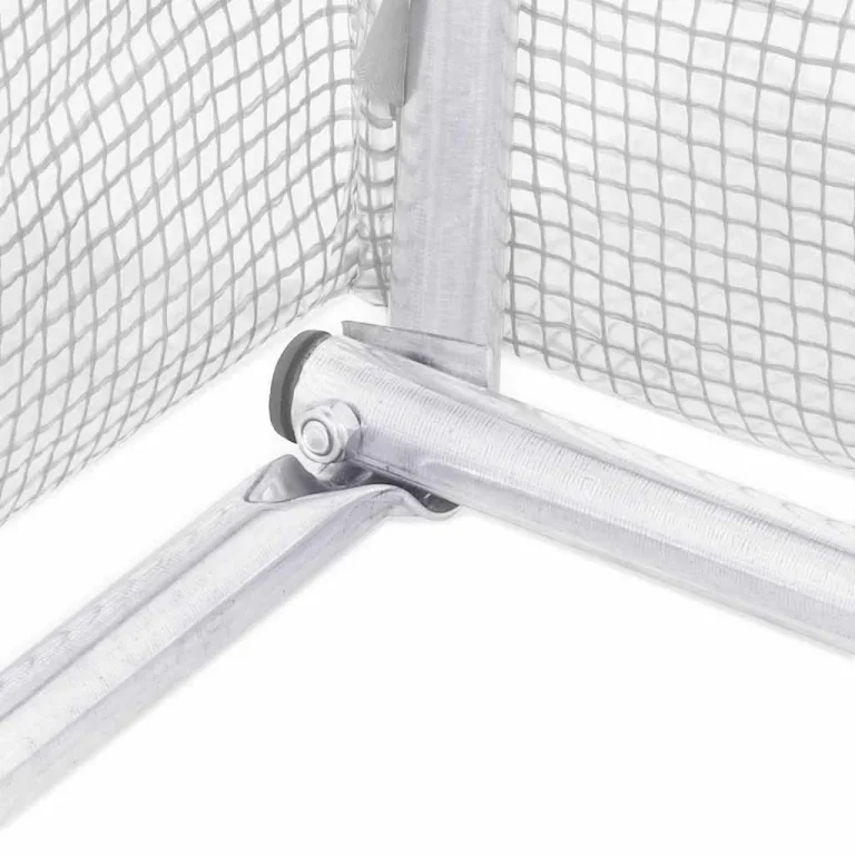 Gewächshaus 9m² 300x300x200 cm mit verzinktem Stahlrahmen und PE-Netzgewebe 170 g/m², mit 4 Fenstern und Tür für Garten, Balkon, Terrasse, Pflanzen, Gemüse und Tomaten Schutz – Bild 8