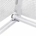 Gewächshaus 9m² 300x300x200 cm mit verzinktem Stahlrahmen und PE-Netzgewebe 170 g/m², mit 4 Fenstern und Tür für Garten, Balkon, Terrasse, Pflanzen, Gemüse und Tomaten Schutz - Thumbnail 8