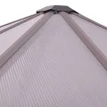 Gewächshaus Aluminium mit Polycarbonatplatten 240×211×232 cm robustes Treibhaus Gartenhaus für Pflanzen mit UV-beständigem wärmeisolierendem Schutz frostfest für Terrasse Balkon Gemüse - Thumbnail 9