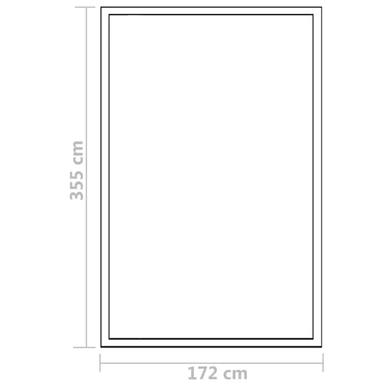 Gewächshaus Aluminium mit Polycarbonat-Platten 362x190x195 cm 13,41 m³ Volumen UV-beständig und wärmeisoliert für Garten, Balkon, Terrasse, Gemüseanbau, Tomatenhaus, Pflanzenhaus – Bild 8