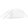 Gewächshaus mit Stahlrahmen Weiß 24 m² 6x4x2,85 m, PE-Folie, 4 Fenster, Rolltür, stabiles Treibhaus für Garten, Pflanzen, Gemüse, Frostschutz, wetterfest, Outdoor Beet Klima - Thumbnail 5