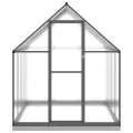 Gewächshaus mit Fundamentrahmen Anthrazit 224x169x202 cm Alu gewächshaus treibhaus tomatenhaus pflanzenhaus glashaus anzuchthaus gemüseanbau wetterfest balkon terrasse outdoor winterfest - Thumbnail 2