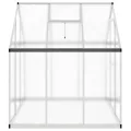 Gewächshaus mit Fundamentrahmen aus Aluminium, 169x169x195 cm, wetterfestes Treibhaus mit UV-beständigen Polycarbonatplatten, Pflanzenschutz für Garten, Balkon, Terrasse, Gemüseanbau - Thumbnail 3