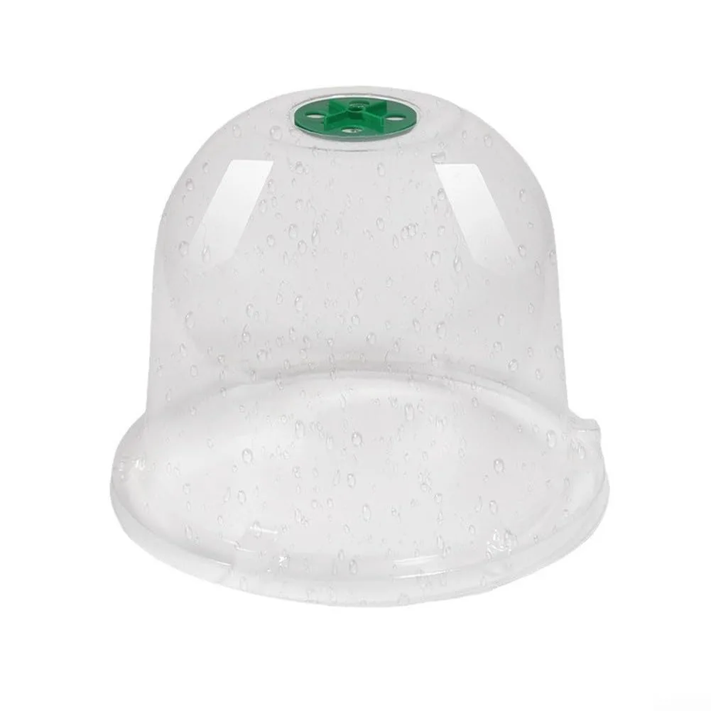 Stück Pflanzenhaube Transparent aus PET mit Verstellbarer Lüftung, für Mini Gewächshaus für Töpfe als Anzuchthaube und Schutz, Klare Abdeckung für Stecklinge im Garten - Bild 1