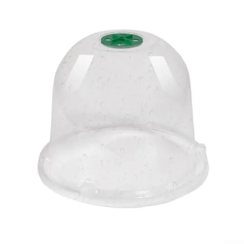 Stück Pflanzenhaube Transparent aus PET mit Verstellbarer Lüftung, für Mini Gewächshaus für Töpfe als Anzuchthaube und Schutz, Klare Abdeckung für Stecklinge im Garten – Bild 10