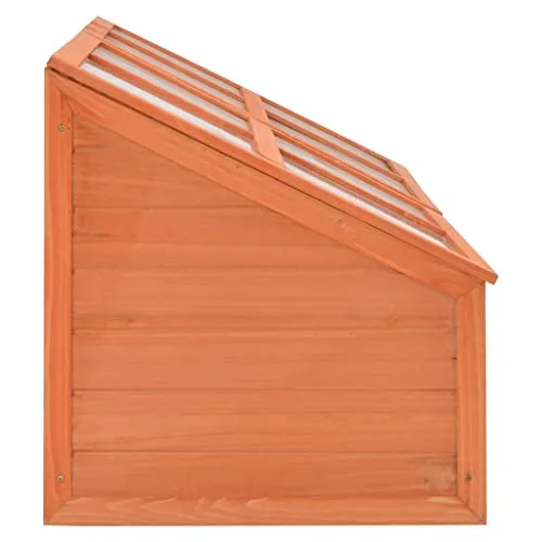 Frühbeet Holz 180x57x62 cm gewächshaus treibhaus pflanzhaus für anzucht, frostschutz und überwinterung auf garten balkon terrasse beet mit lüftung und fenster – Bild 9