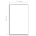Gewächshaus Aluminium mit Polycarbonatplatten 421 x 190 x 195 cm 15,6 m³, 8 m² Grundfläche, 2 Dachfenster, Lüftung, frostschutz für gemüse kräuter blume samen setzling topf - Thumbnail 8