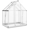 Gewächshaus Alu 169x114x202 cm – witterungsbeständig, mit verzinktem Stahl-Fundamentrahmen und 5-Fach verstellbarem Lüftungsfenster, für Gartenanfänger - Thumbnail 10